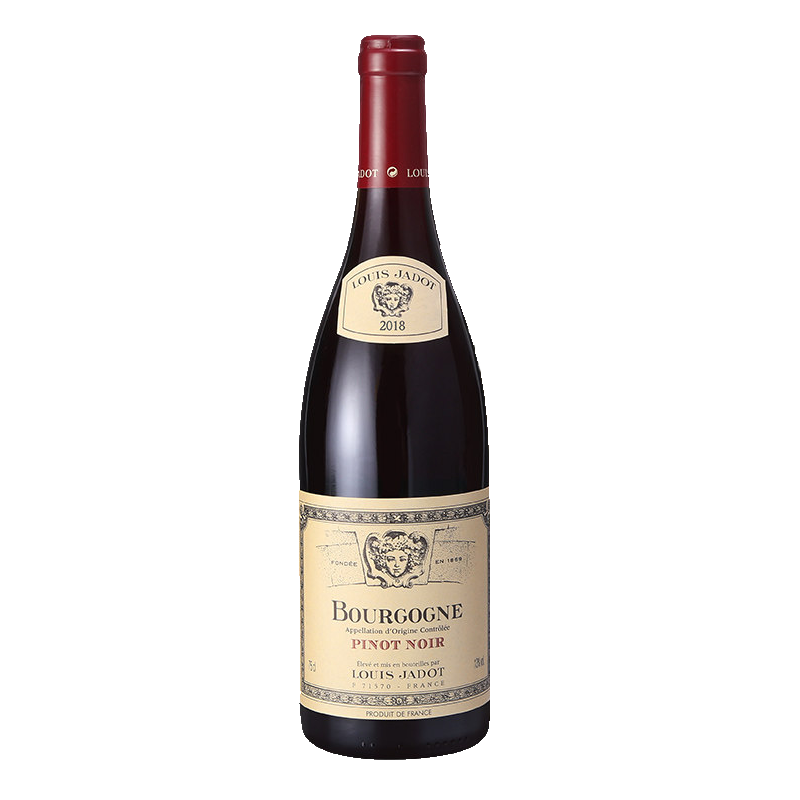 法国路易亚都(louis jadot)勃艮第黑皮诺干红葡萄酒 750ml单瓶