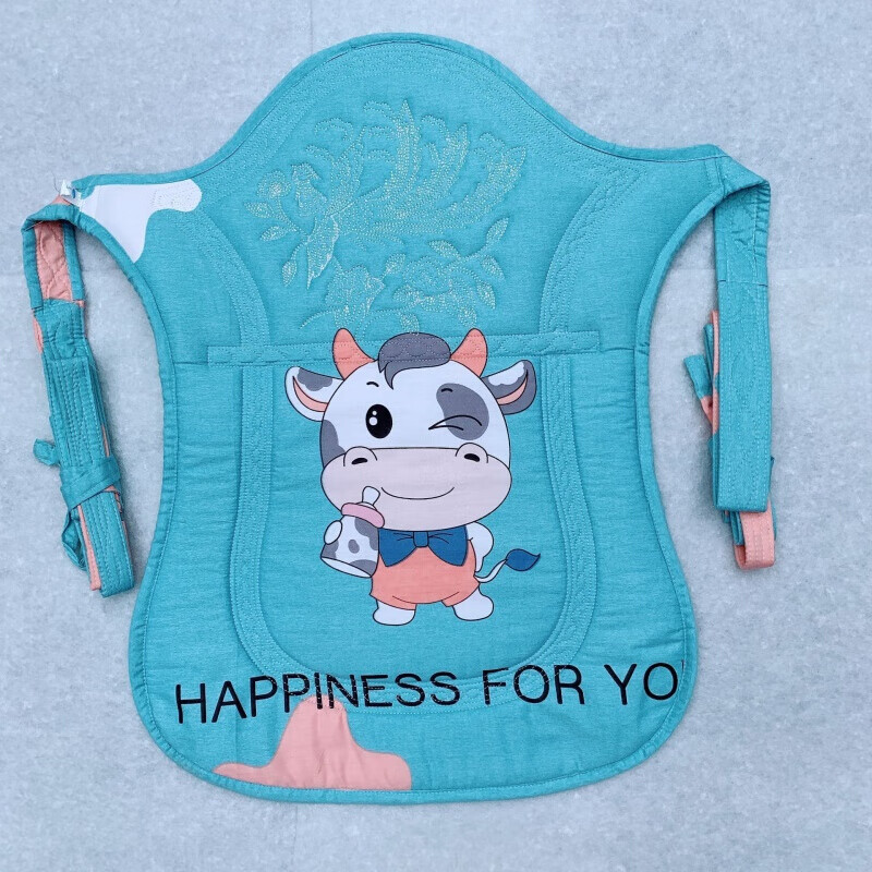 婴儿背带老式传统宝宝满月礼物后背背袋绣花刺绣背扇裹被 【小号凤凰