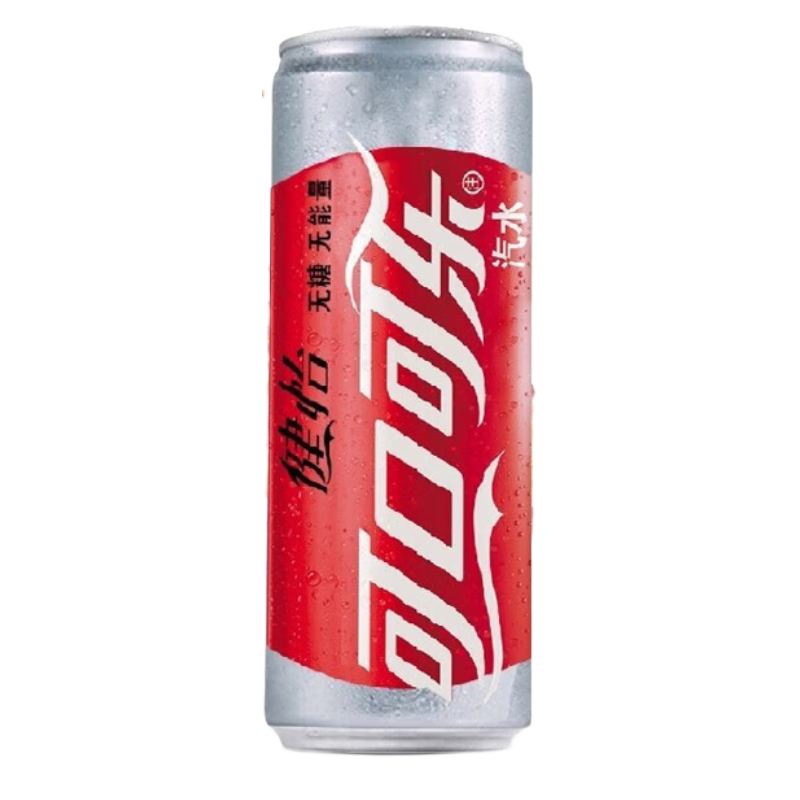 可口可乐(coca-cola) 健怡无糖汽水碳酸饮料 摩登罐 健怡无糖可乐330