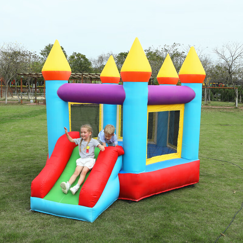 凯史(keshe)充气城堡气垫滑滑梯新款儿童家用室内小滑梯乐园淘气堡跳