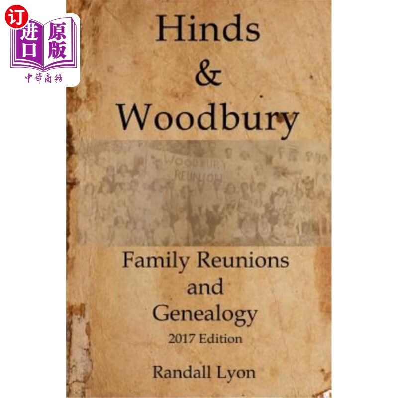 海外直订hinds & woodbury: family reunions and genealogy 海因兹和