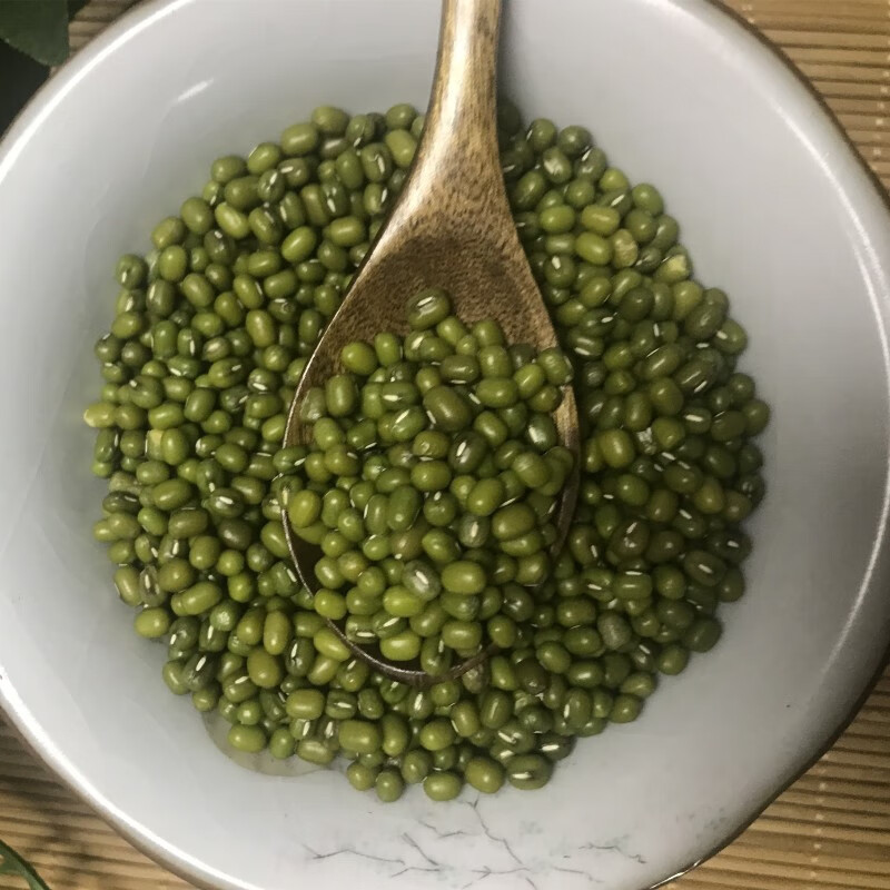 小绿豆新豆500g薄皮农家笨绿豆未去皮粗粮杂粮明绿豆汤粥发豆芽【推荐