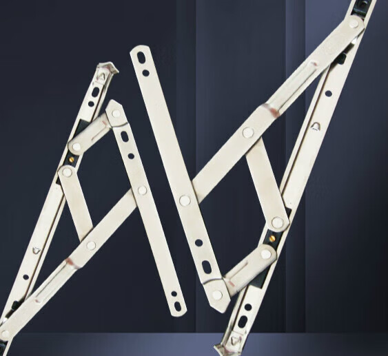 哩嗹啰嗹不锈钢四连杆窗加厚平开窗上撑断桥铝门窗 8"2.