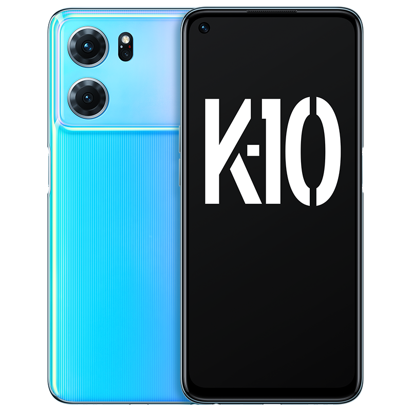 OPPO K10 冰魄蓝 8GB+256GB 天玑 8000-MAX 金刚石VC液冷散热 120Hz高帧变速屏 旗舰5G手机100021537033