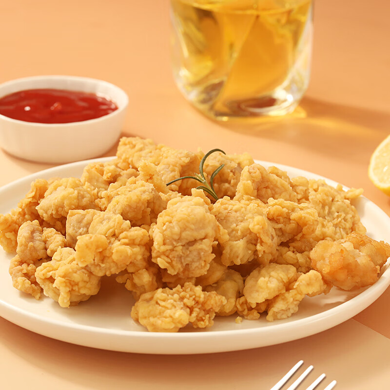 亲心鸡米花食材速冻冷冻炸鸡冷冻鸡米花半成品裹粉调理鸡胸肉块250g