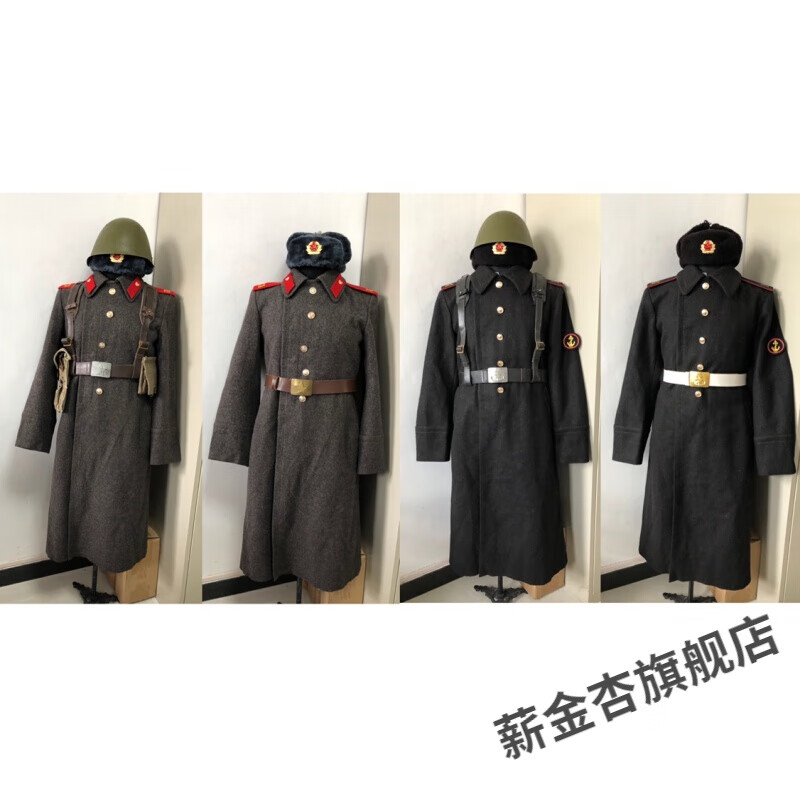 苏联保暖大衣时期海陆空士并冬季呢大衣 透明 海兵48-5