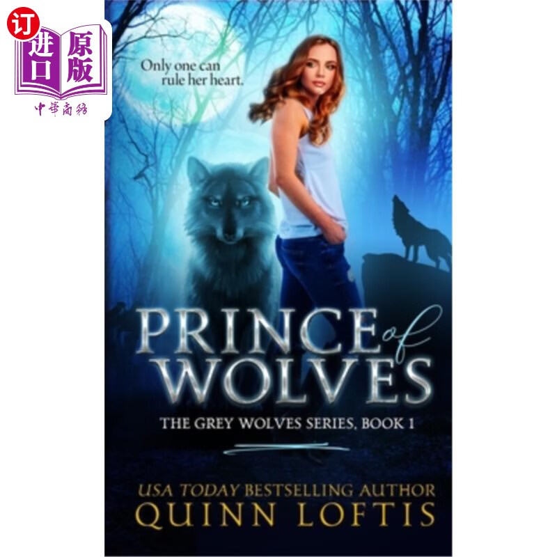 海外直订prince of wolves: book 1, grey wolves series 狼王子:第1