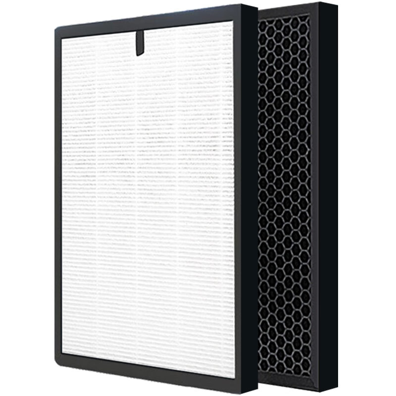 clcey空气净化器滤网通适用卫莱仕超人 赞峰 tcl hepa活性炭 二块hepa