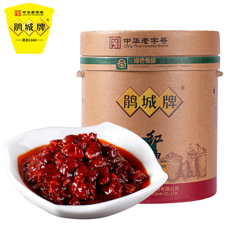 鹃城牌（juanchengpai）郫县豆瓣特级红油豆瓣桶装15kg四川特产餐饮实惠装中华老字号