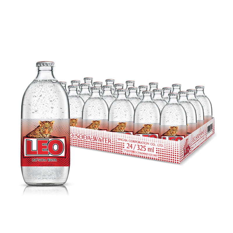 LEO力欧泰国原装进口气泡苏打水玻璃瓶装325ml*24瓶高性价比高么？