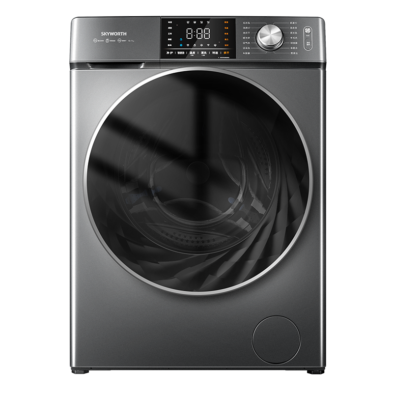 创维（SKYWORTH）12公斤滚筒洗衣机全自动 洗烘一体 智能投放 除除螨洗 一级变频 XQG120-B56GBH