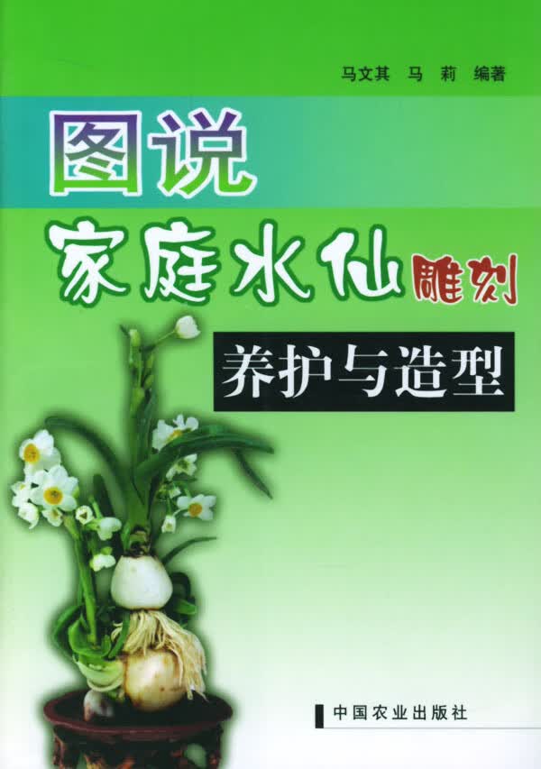 图说家庭水仙雕刻养护与造型 马莉 马文其【正版图书，放心购买】
