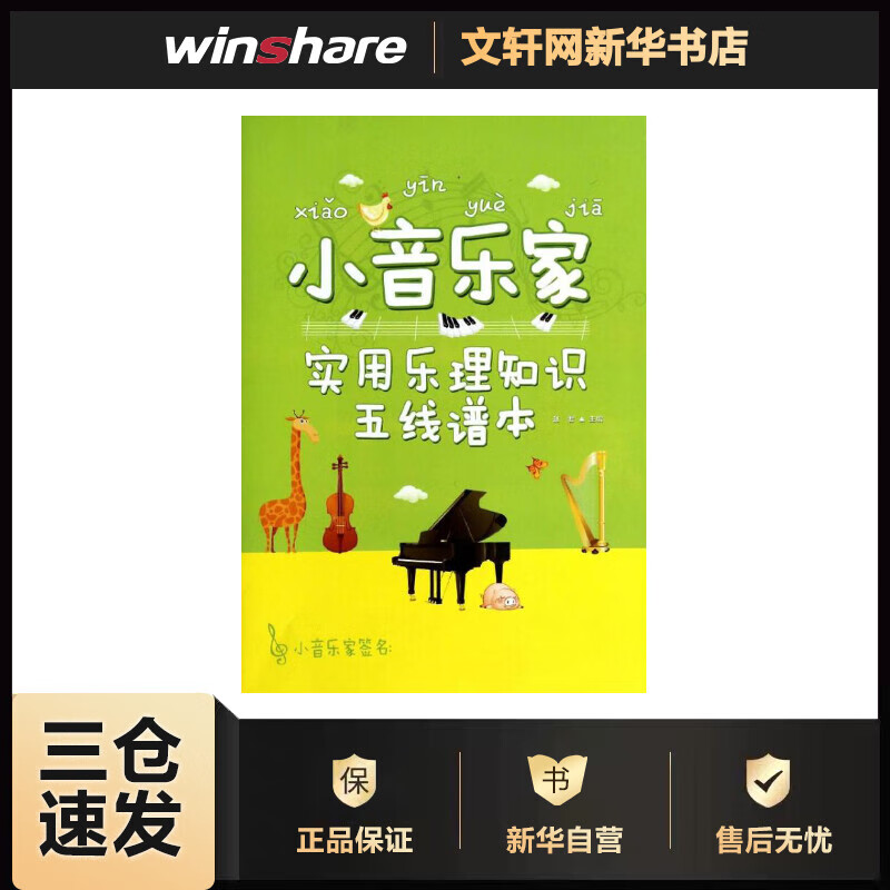 小音乐家:实用乐理知识五线谱本