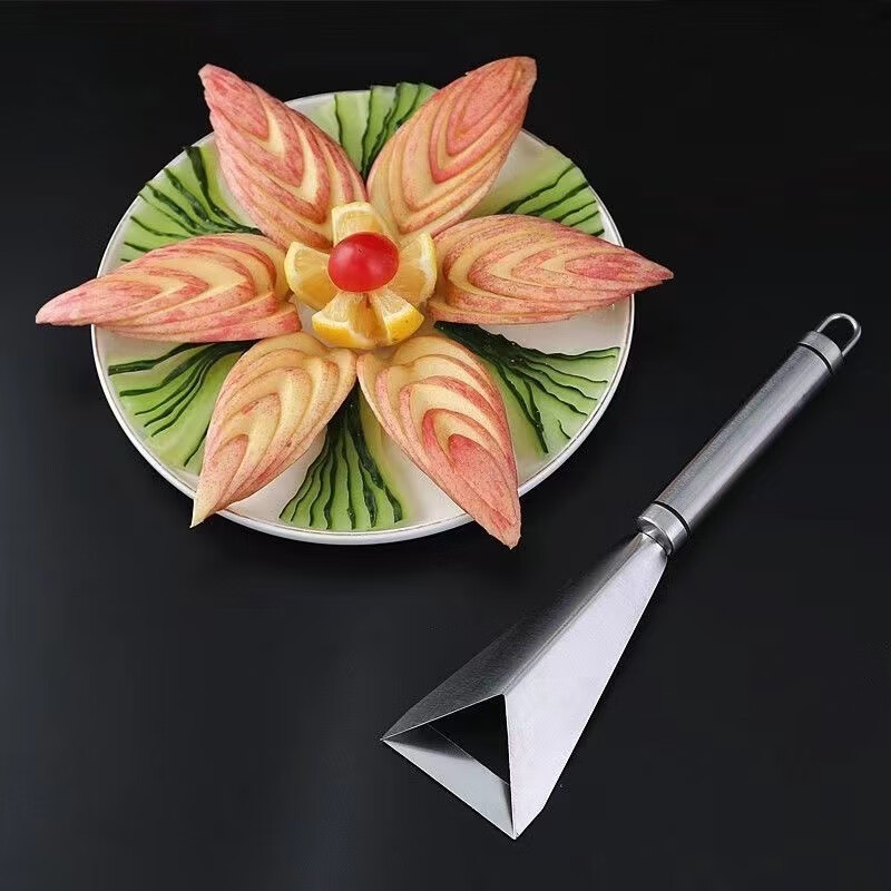 刀西瓜蔬菜拼盘刀模修边锉刀套装水 单边开刃水果拼盘推刀_看清楚是