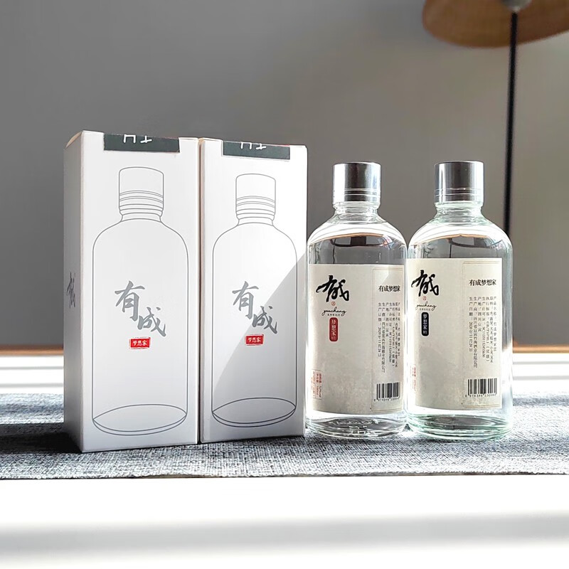 有成纯粮固态发酵酒 优级浓香型白酒 商务接待 随手礼 52度 100mL 1瓶 小有成H3