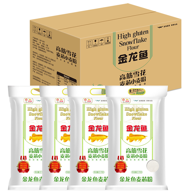 金龙鱼高筋面粉价格走势,口感绵密,适合烘焙制作