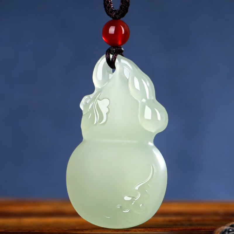 古铭轩  和田玉葫芦玉吊坠 男女士款福禄玉坠