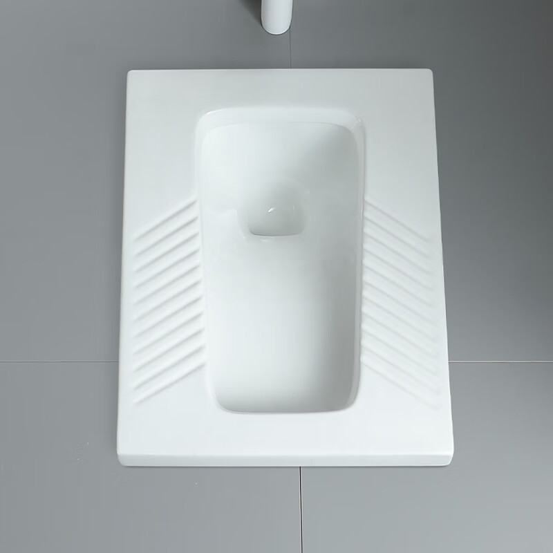陶瓷蹲便器蹲坑式家用厕所蹲厕简易蹬便器防臭卫生间