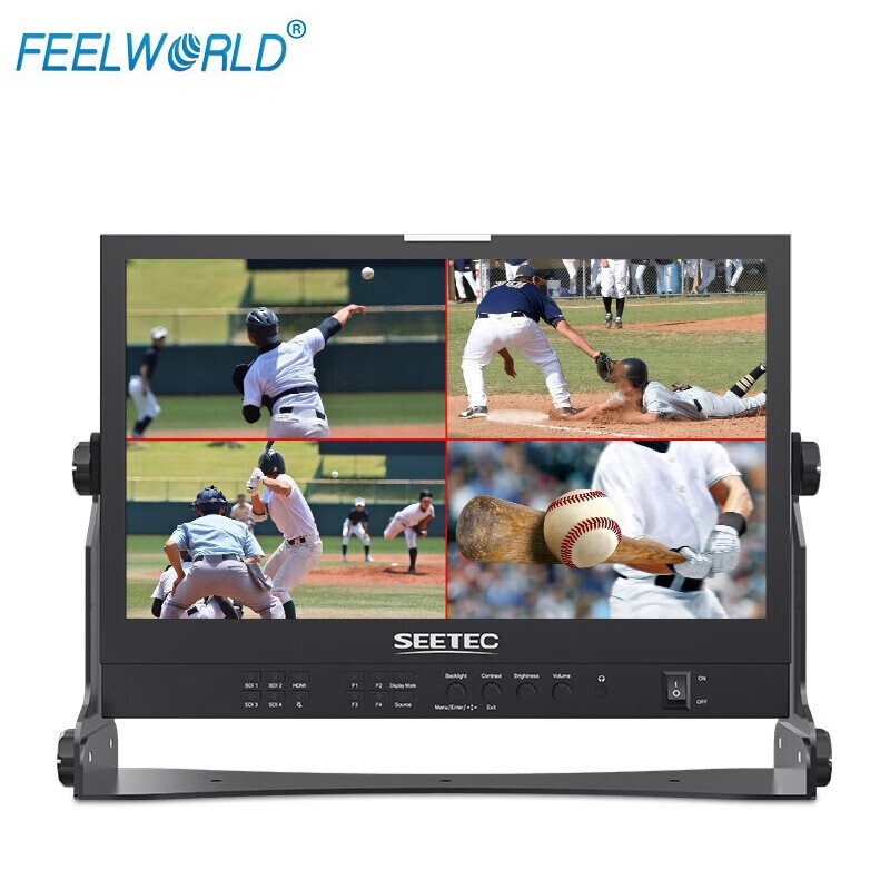 富威德（FEELWORLD） 四路3G-SDI高清导播台显示屏微单反相机导演摄影4k导演监视器视瑞特 ATEM156S（15.6英寸不带铝箱）