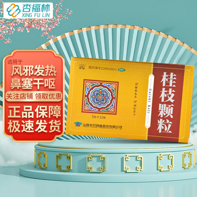 漳河 桂枝颗粒 5g*12袋/盒 1盒装