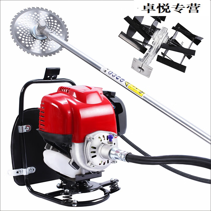 汽油背负式松土机除草机锄地机二冲四冲程割草机果园微耕机打草机