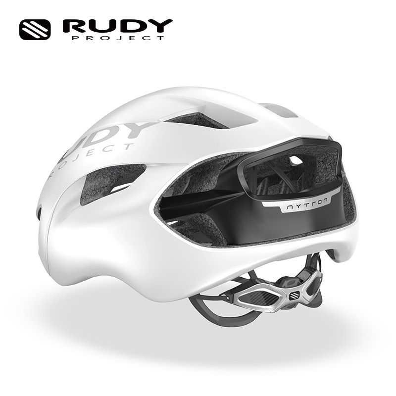 RUDY PROJECT璐迪自行车头盔环法巴林车队同款男女骑行装备公路盔破风盔NYTRON 哑光白 S/M（适合头围55-58cm）
