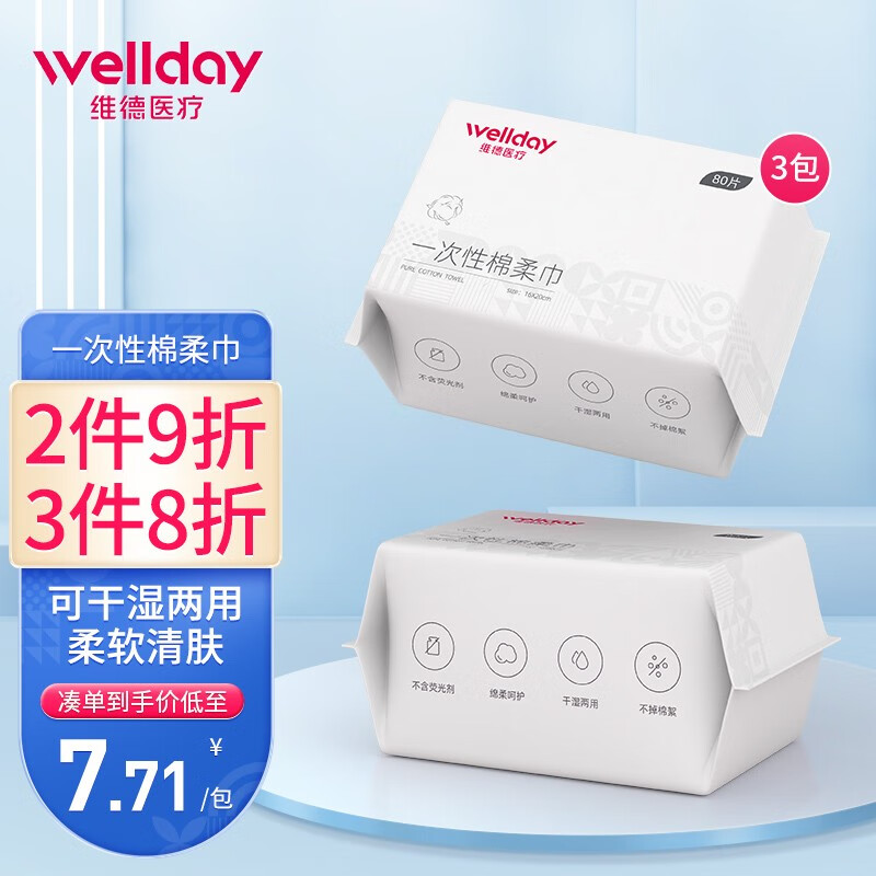 维德医疗一次性洗脸巾带来的价格稳定与高品质体验