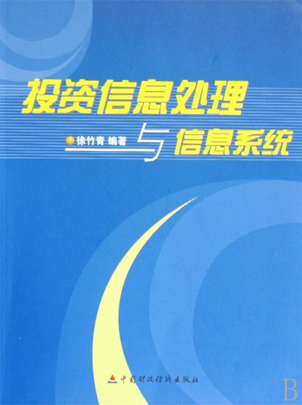 投资信息处理与信息系统 徐竹青 著【正版书】