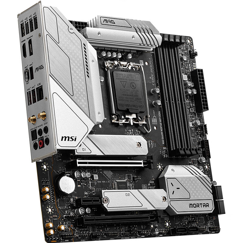 微星(msi)mag b660m mortar wifi ddr4 迫击炮wifi主板( intel b660