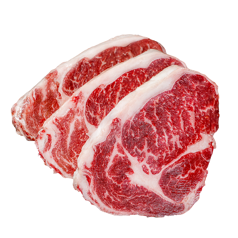 暖男廚房原切草飼眼肉牛排 雪花牛排 兒童牛扒牛肉【贈黃油海鹽黑胡椒】 原切草飼眼肉牛排200g*5