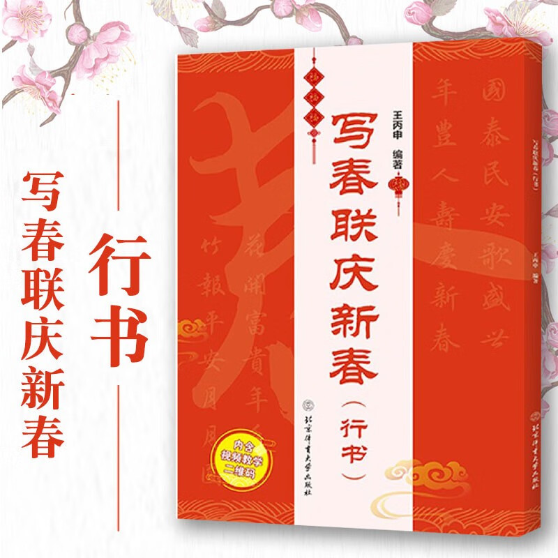 【现货速发】写春联庆新春 行书 王丙申 双色印刷含书写视频 春联对联