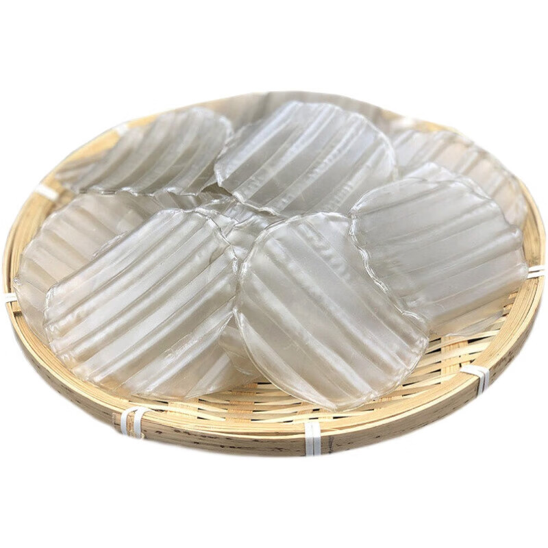 宜享健康山药粉皮500g农家手工小圆粉皮干货速食火锅凉拌 红色