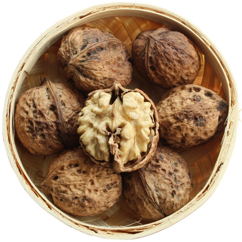 农色惠新货核桃云南大理漾濞薄皮老树大泡纸皮核桃黑桃坚果 3斤