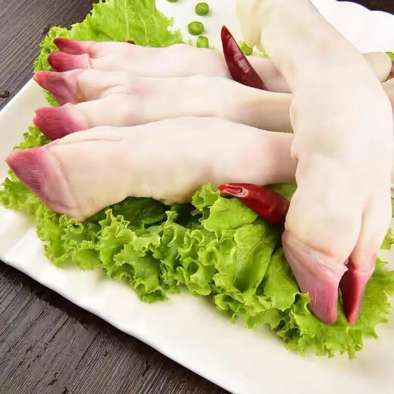 国产清真新鲜生羊蹄子5/10斤批发冷冻带筋羊爪子羊杂山羊肉羊脚