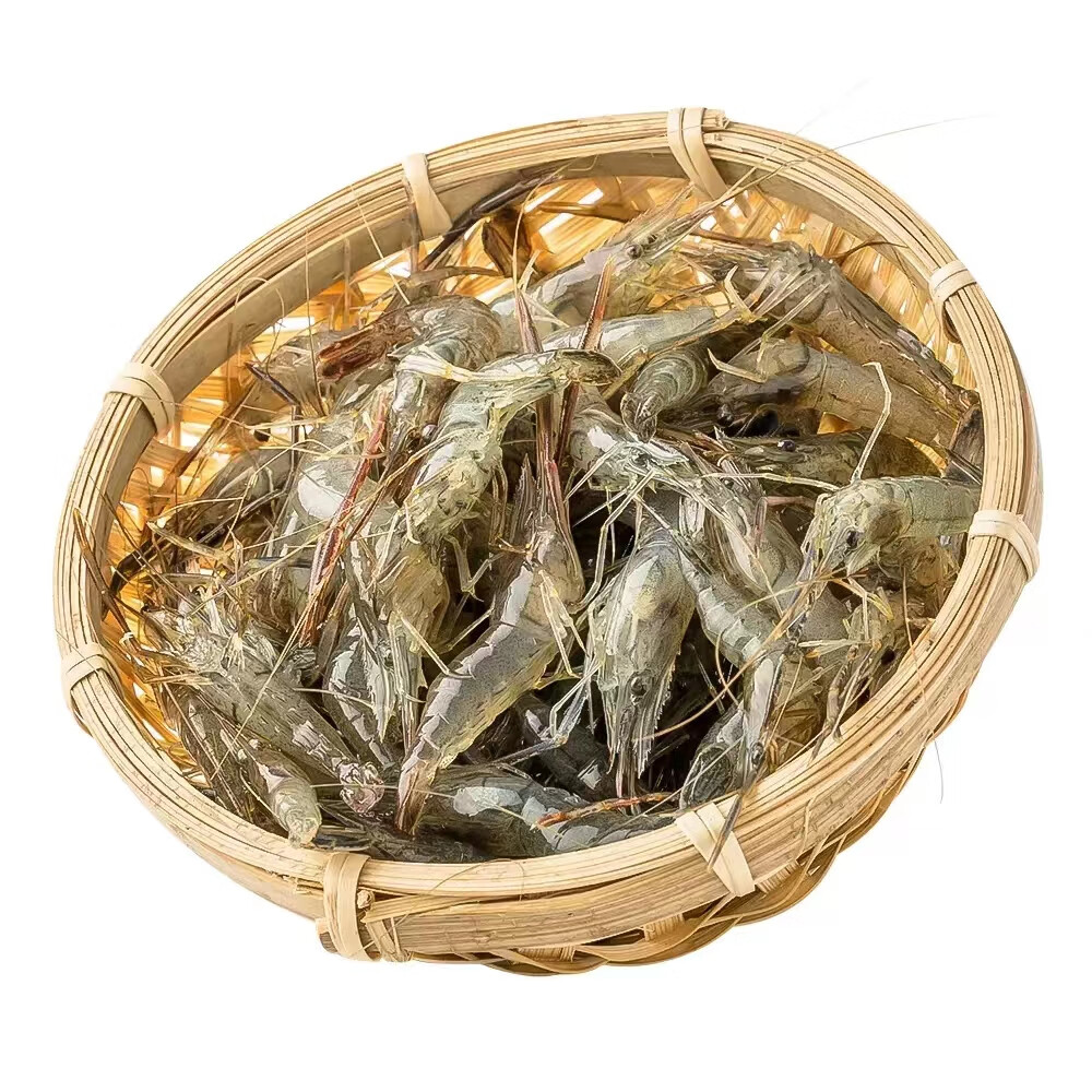 安峰山湖小河虾淡水虾小明虾土虾现货现发现发新鲜鲜活冰鲜 1500g