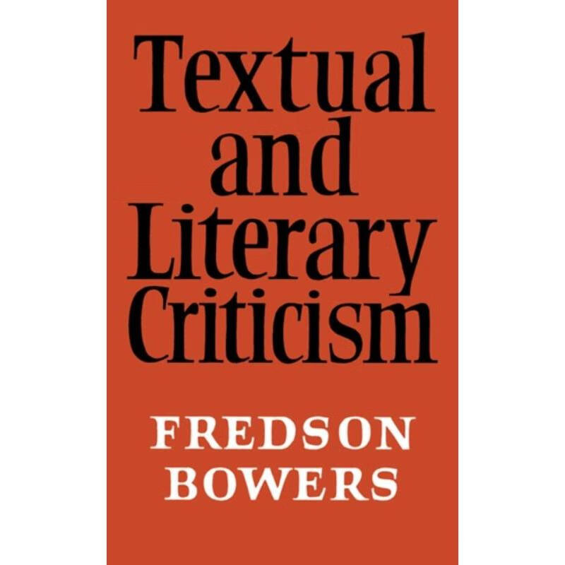 预订textual and literary criticism