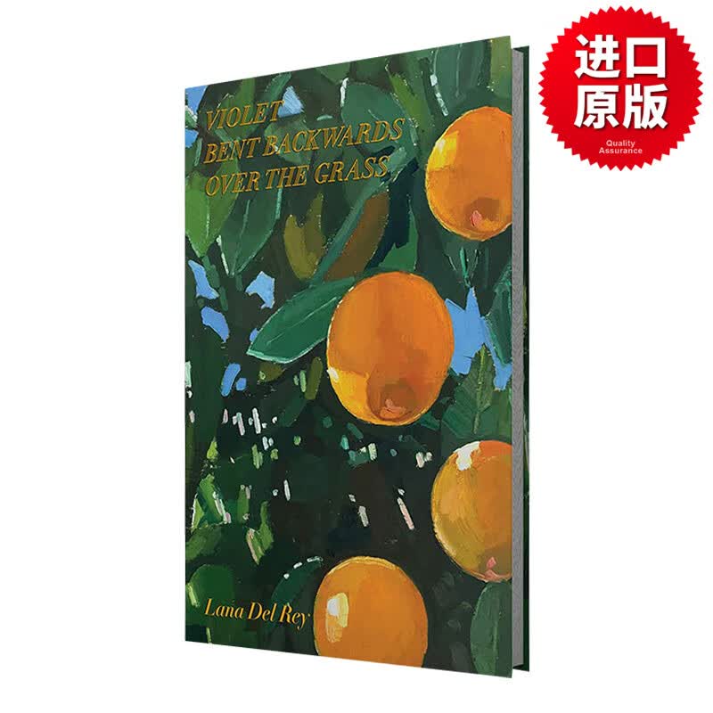 拉娜德雷诗歌集 英文原版艺术书 Lana Del Rey 精装 Violet Bent Backwards Over the Grass 诗集 打雷姐新书 进口英语书籍