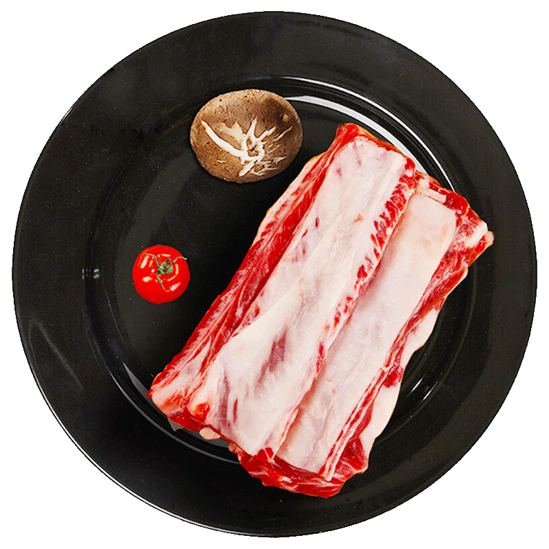 天萊香牛 有機牛肋排3斤 原切牛肉 無(wú)骨肋條 燒烤食材 國產(chǎn)