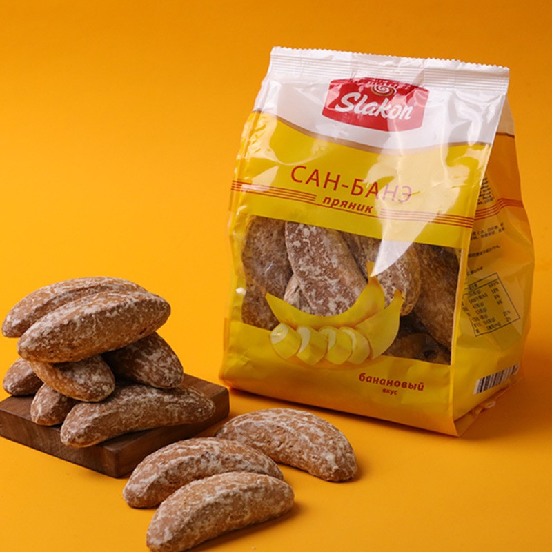 斯拉贡俄罗斯进口食品 光头饼糕点代餐饼干怀旧老味道粗粮网红饱腹