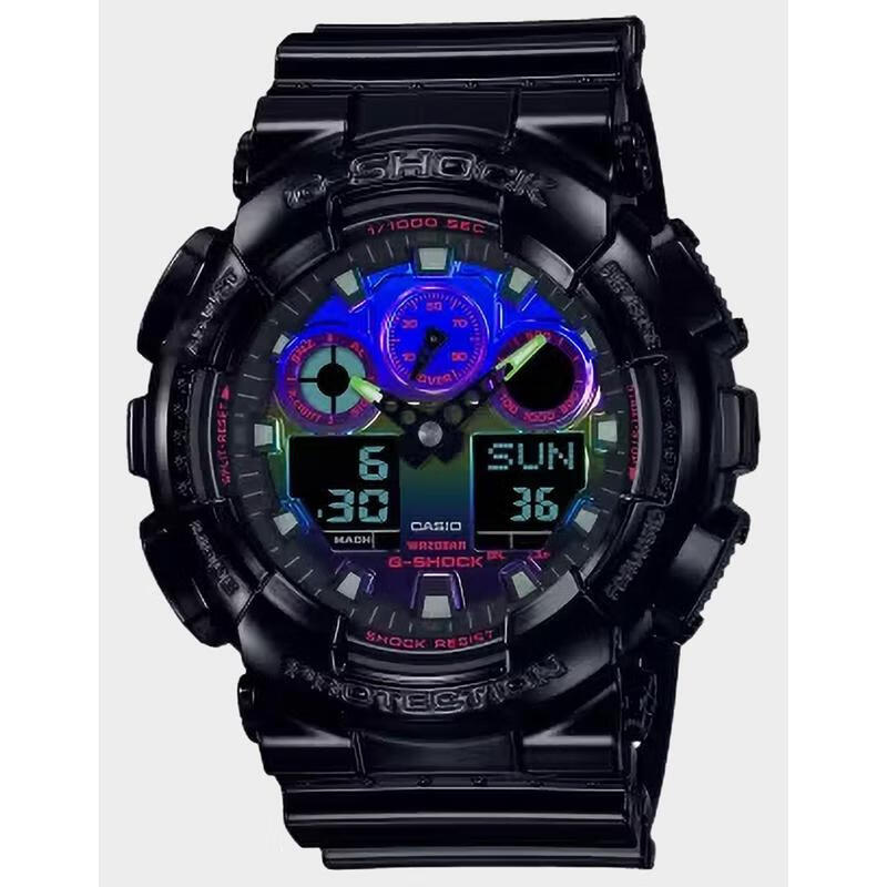 卡西欧(casio)手表 g-shock男士双显时尚休闲多功能男表 运动腕表 ga