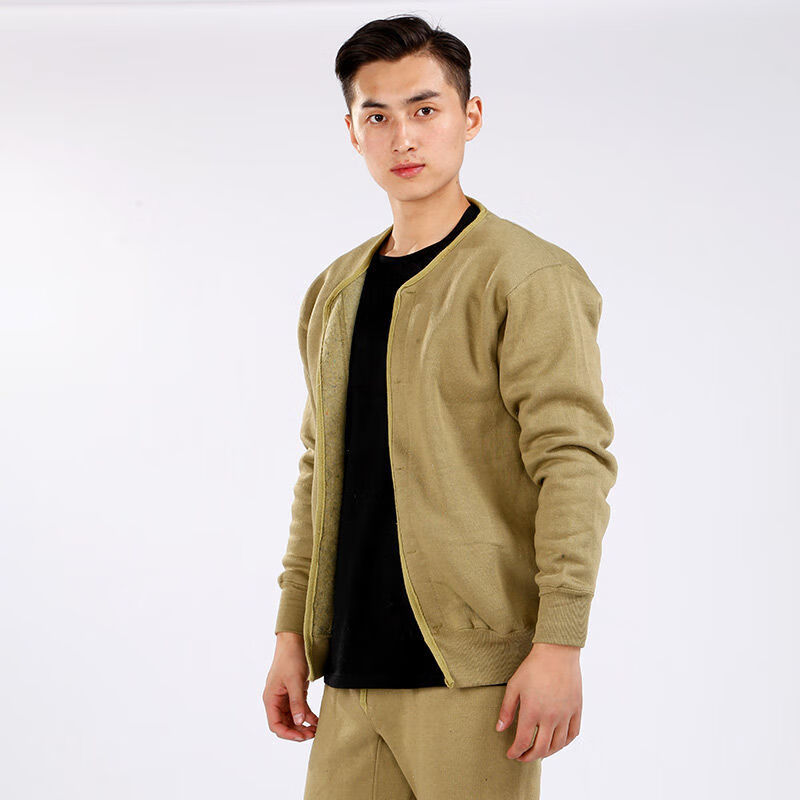 谭春妤 87式军绒衣绒裤套装加厚老式卫生衣中老年户外煤矿保暖棉衣秋