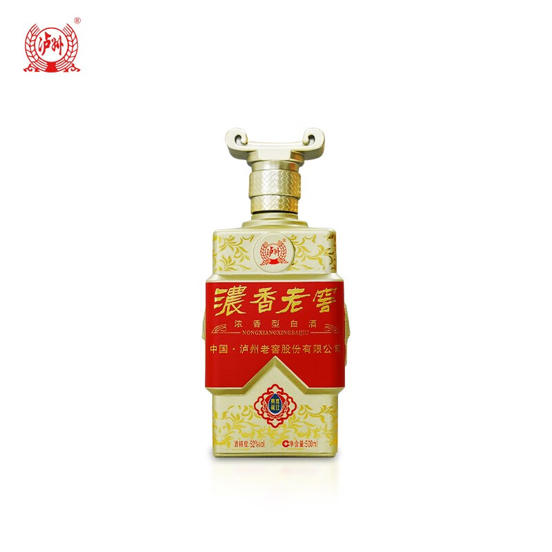 泸州老窖股份 浓香老窖尊仕典藏酒 52度固态法白酒 500ml*1单瓶装