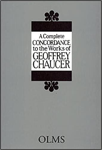 预订 a complete concordance to the works of geoffrey chaucer