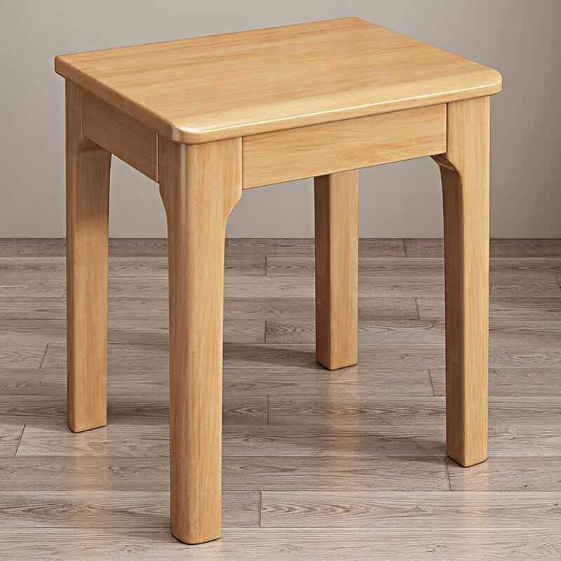 佳曲美方凳实木凳子家用小板凳木凳简约现代特厚木头矮凳餐桌椅子高凳