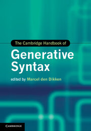 预订 The Cambridge Handbook of Generative Syntax