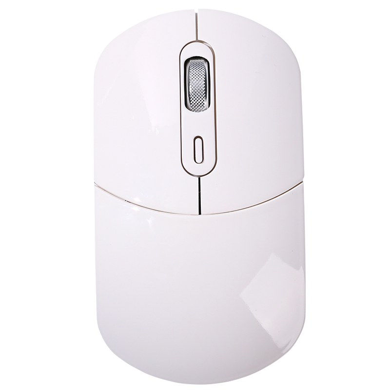 B.FRIENDit 可充电式无线蓝牙鼠标 RGB背光双模鼠标USB外接滑鼠 家用商务便携办公鼠标 象牙白【2.4G无线+蓝牙双模】 RGB