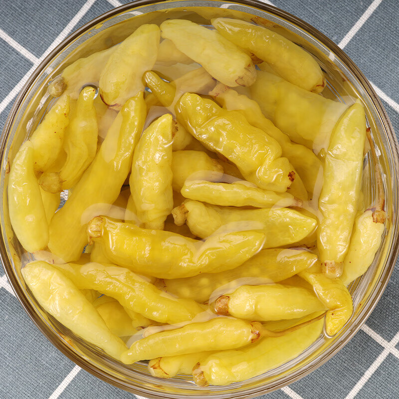成星(chengxing)泡椒凤爪小米辣红下饭菜酱菜咸菜云南特产鸡爪辣椒调味剁椒调料 绿袋小米辣1000gX2袋
