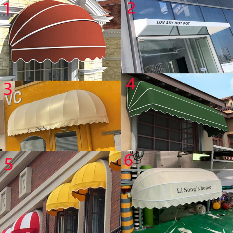 谨博笙法式棚半圆欧式遮阳棚折叠伸缩雨棚窗户西瓜蓬梯形遮雨咖啡厅