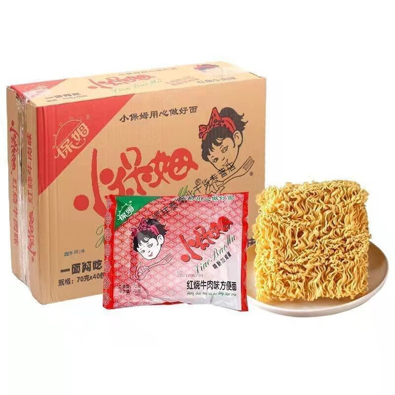 铛铛食代小保姆方便面整箱干脆面老牌8090后安徽干吃面儿时回忆怀旧