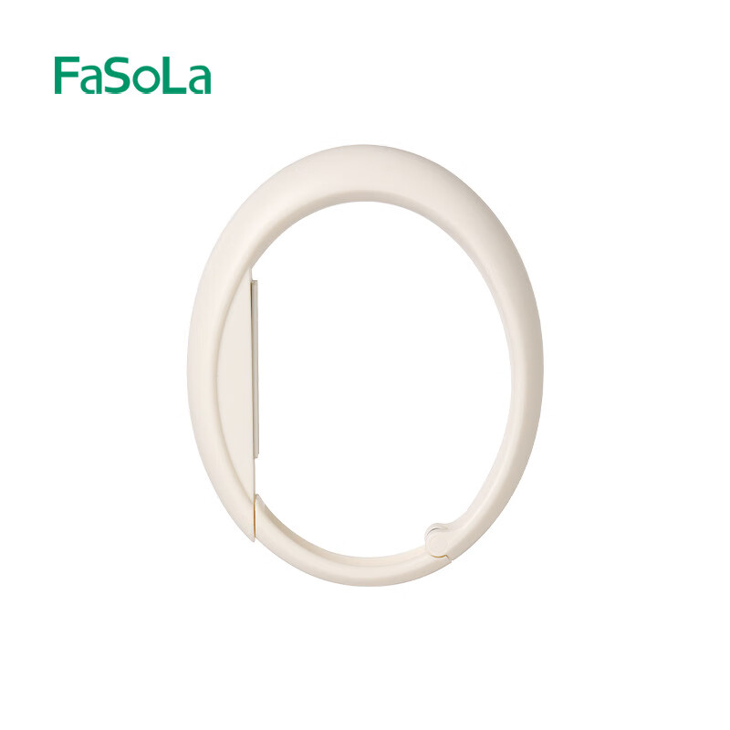 FaSoLa日式挂包神器学生课桌桌边书包挂钩免打孔便携可移动桌面挂包器 米白